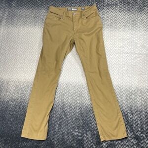 BKE Jake Straight Jeans Pants Mens 31x31" 31R Tan Washed Denim Slim Stretch